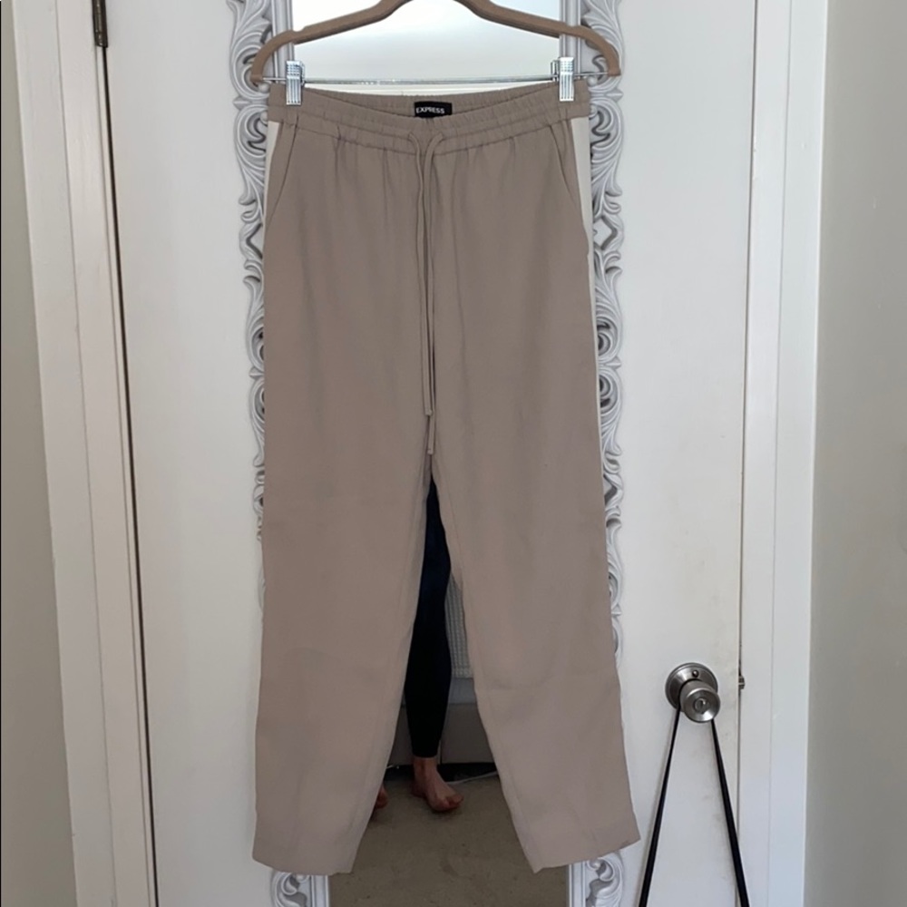 Express high rise ankle joggers